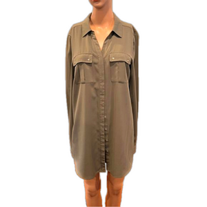 Long Tall Sally Olive Tunic Top